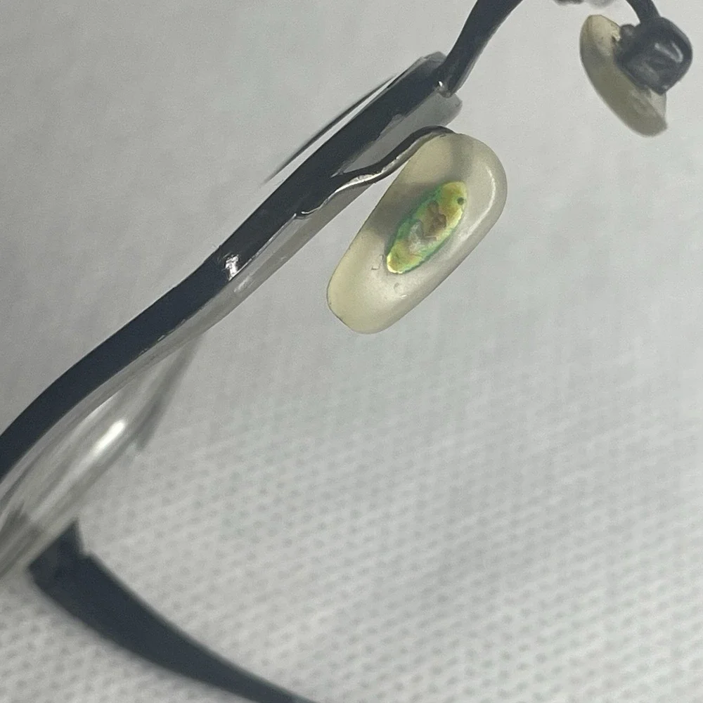 Ray Ban Titanium Rectangle Metal Wrap Eyeglasses Frame ONLY RB-8610 52[]18-140